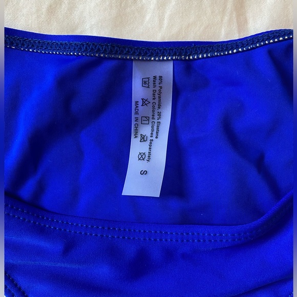 Romwe Women 2 Piece Halter Push up Bikini Tie Side Swimsuit - Picture 4 of 5